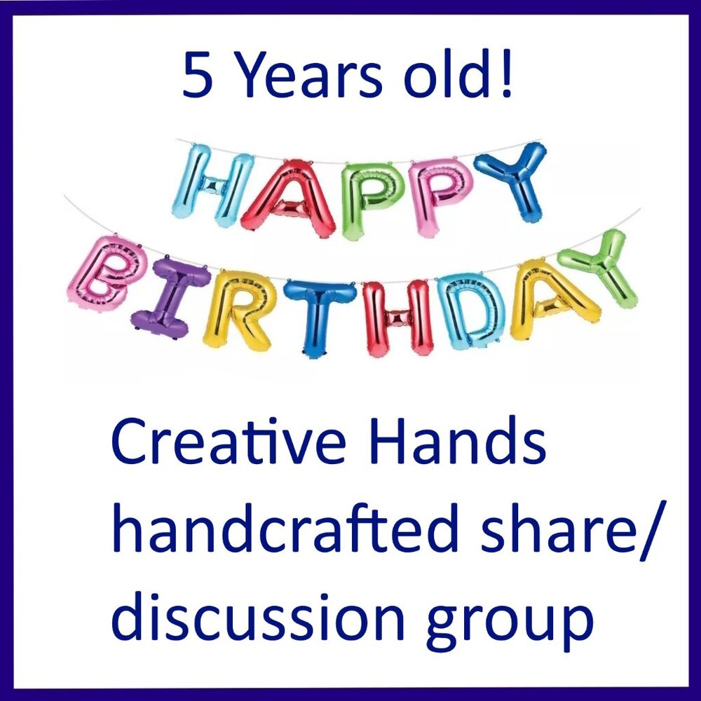 Happy Birthday Hand Crafted Handmade Artisan Creative Hands Share Group